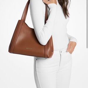 Michael Kors Tan Leather Shoulder Bag